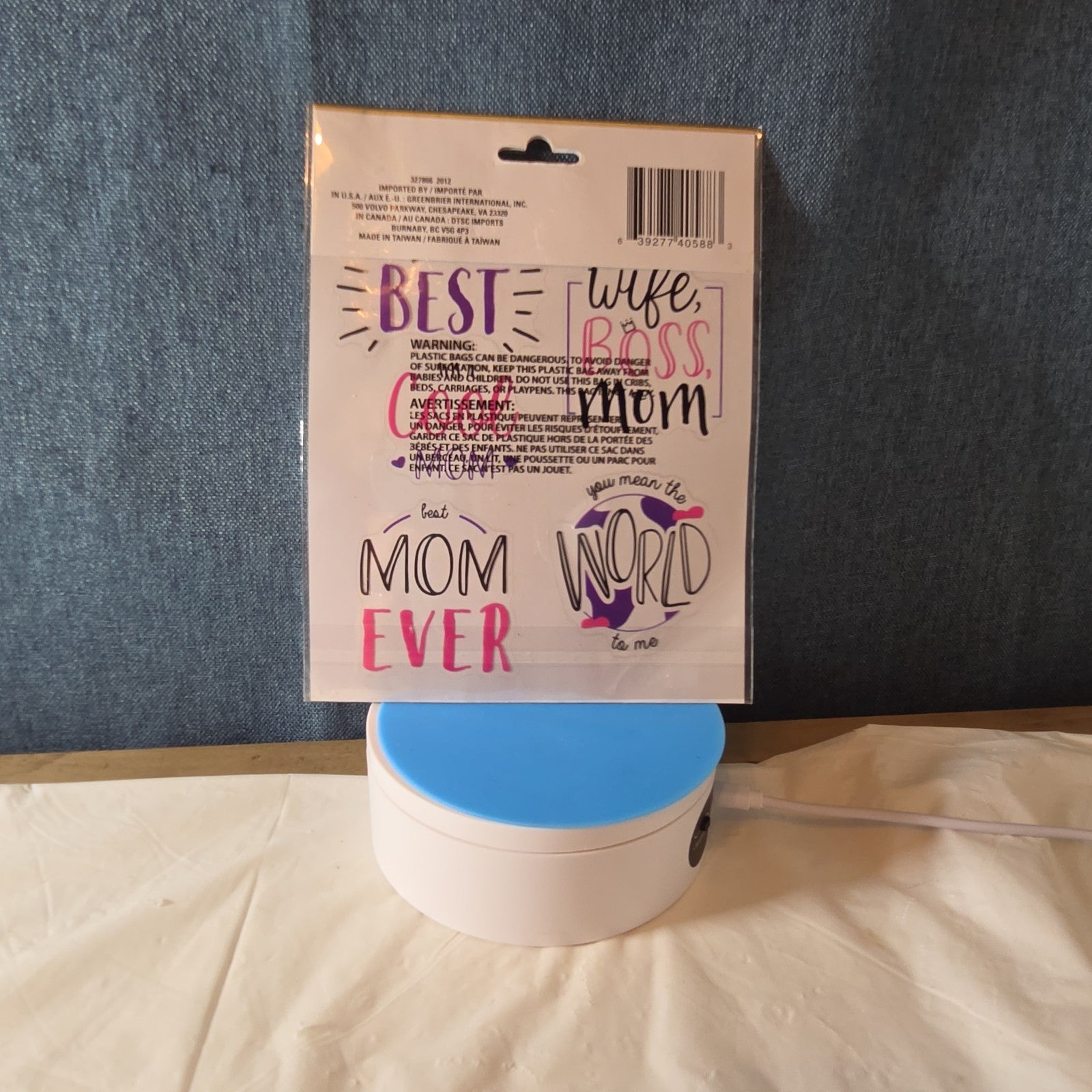 Crafters Square Mom Decorative Stickers 5pc Sheet
