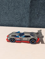 Hot Wheels GT HUNTER 2014 First Edition Night Burnerz #96 Silver Loose | Good
