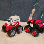 Tonka Metal Movers Monster Firetruck Ambulance Diecast 2021 Lot 2