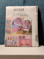 McCall's M4855 Baby Nursery Decor Pattern '05 Bedding Quilt Bumper Stacker UNCUT