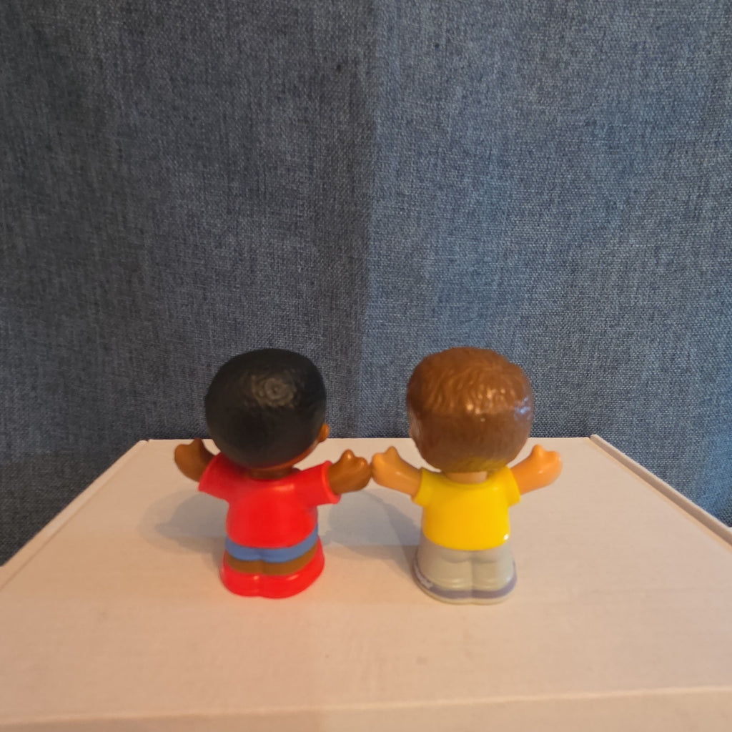 Fisher Price Little People Figures Lot of 4 Disney Belle Boy Girl Replacement