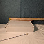 Boye Size 5 Aluminum Knitting Needle 14 Inch Single Point Teal Blue 6328 Vintage
