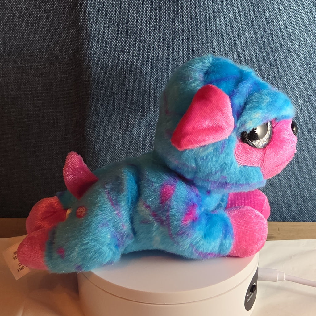 Zuru CoCo Surprise Neon Cone Poppy The Dog Blue & Pink Plush W/ Surprise Inside
