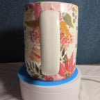 Mary Square Hope Mug Floral Ceramic Cup