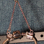 Hello Kitty Charm Bracelet Pink Rhinestone Y2K Kawaii