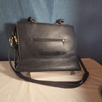 Satchel Chevron Quilted Faux Leather Purse Tote Classic Vibe