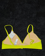 Amazon Essentials Bikini Top M Lime Green UPF 50+ Bralette Swimwear NWT Summer