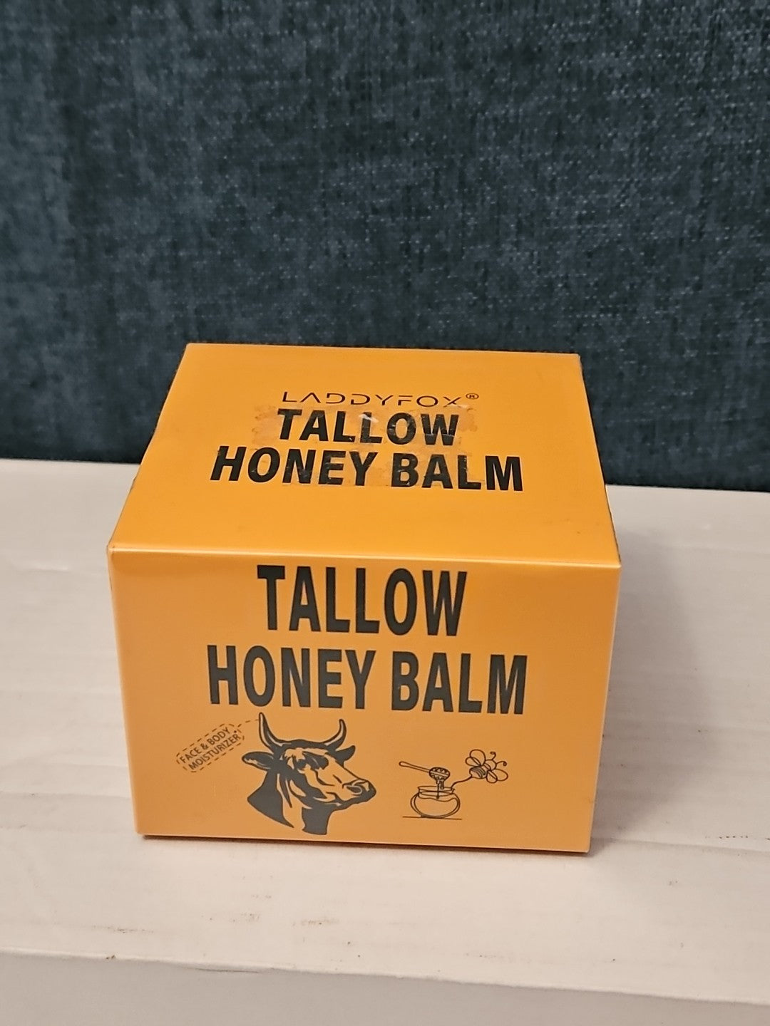 Sealed Laddyfox Tallow Honey Balm | Face & Body Grass-Fed Moisturizer 100g