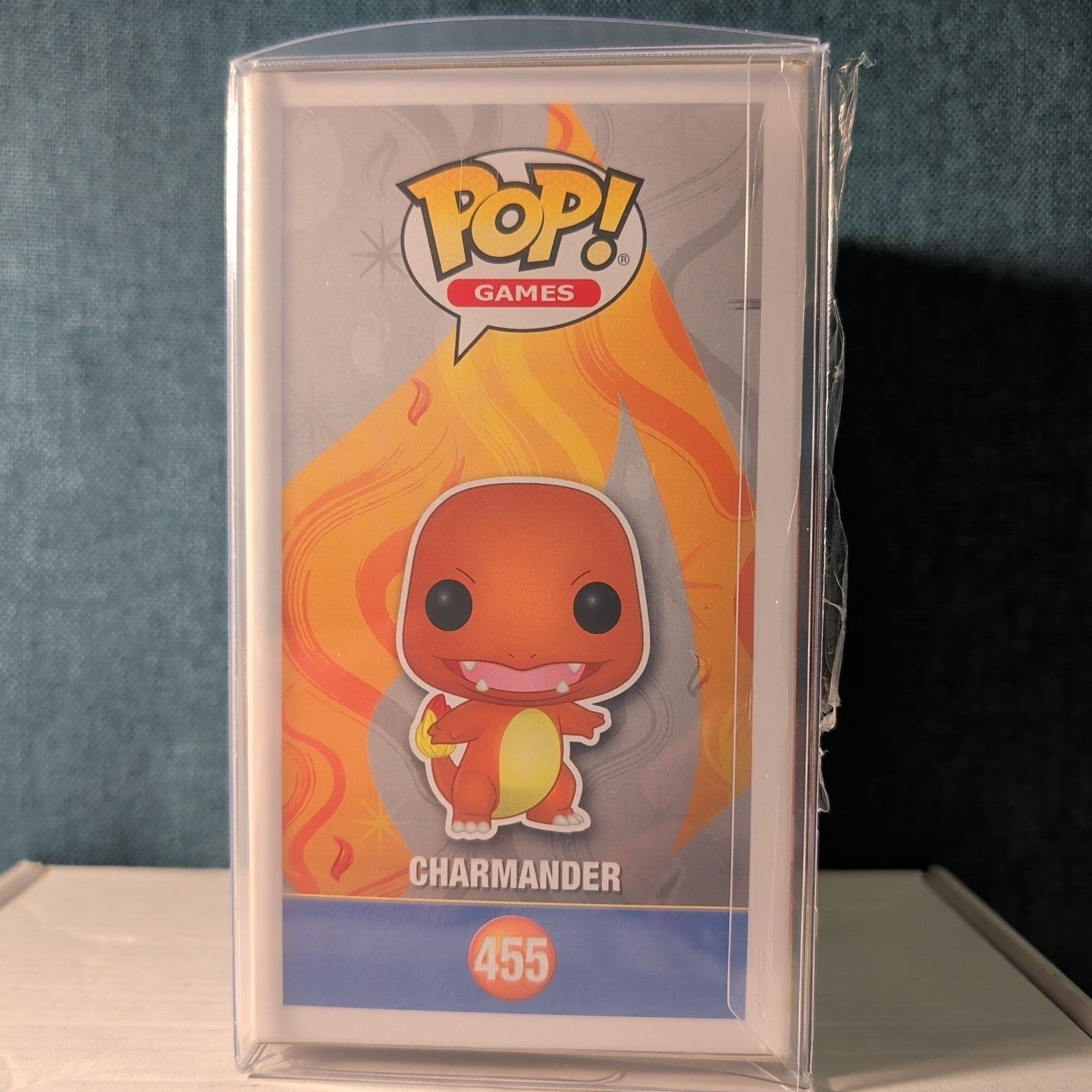 Funko Pop Games Pokemon Metallic Charmander 455 Vinyl in Box with Protector