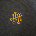 Diageo Tangerine Shirt Large Navy Blue Key Graphic Tee