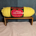 Red Heart Super Saver Pale Yellow 8oz Acrylic Yarn Worsted NWT E300