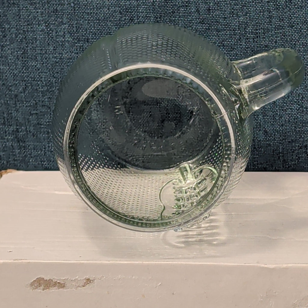 Home Essentials FOOTBALL Glass Mug XL 36 oz Textured Pigskin Beer Stein Gameday
