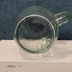 Home Essentials FOOTBALL Glass Mug XL 36 oz Textured Pigskin Beer Stein Gameday