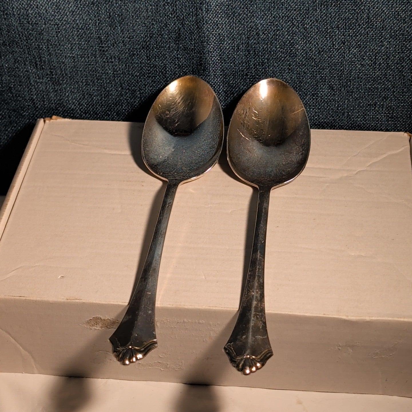 4 Pc ONEIDA Community ROYAL FLUTE Serving Set | Kenwood Meat Fork Spoons MCM