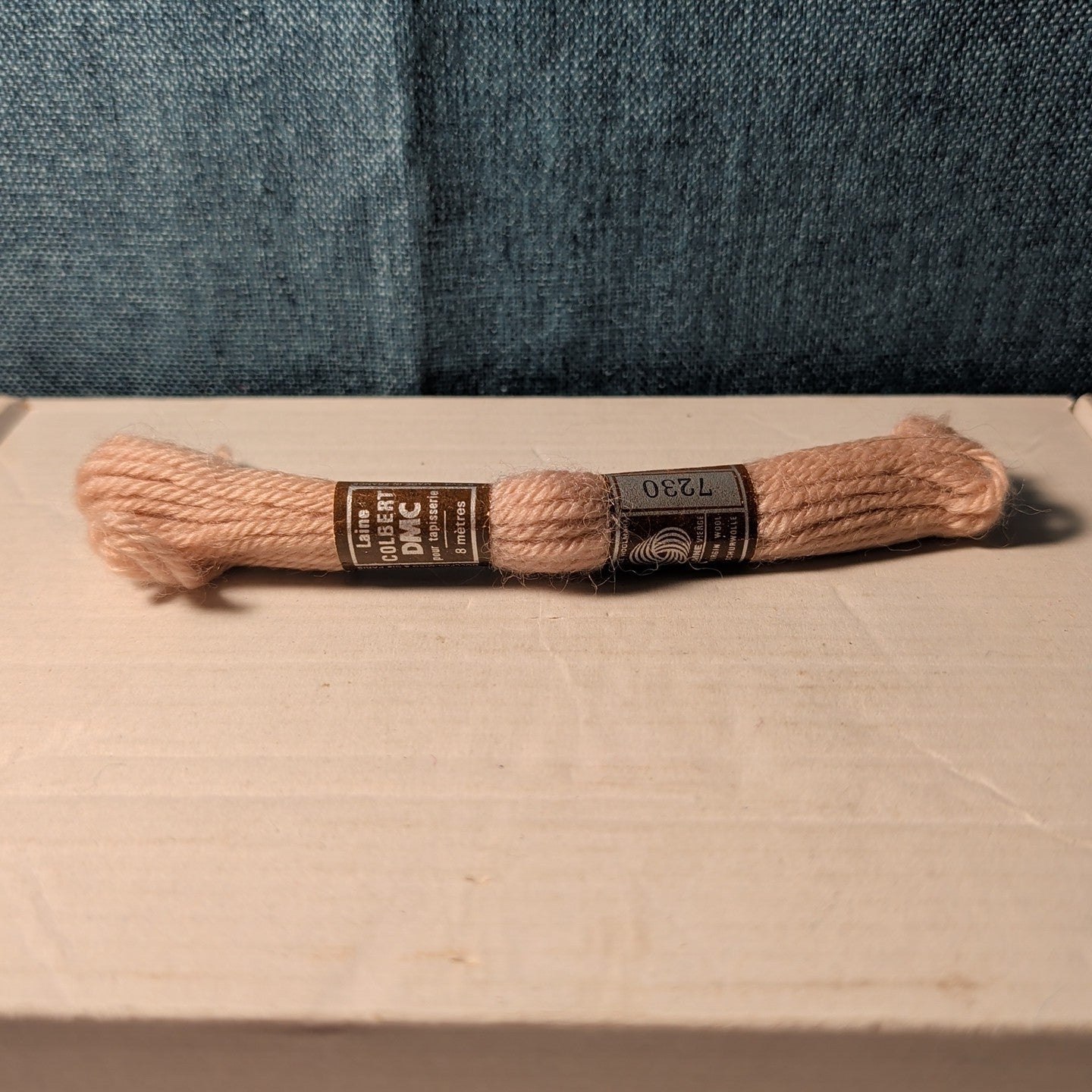 Vintage Tapestry Wool Lot 5 Skeins DMC Laine Colbert & Wolle-Rödel Virgin Wool