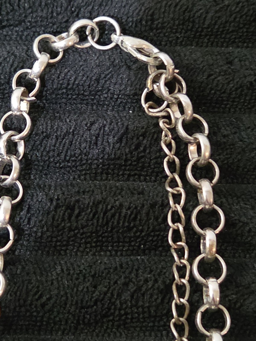 Silver Tone Chunky Crystal Bib Statement Necklace