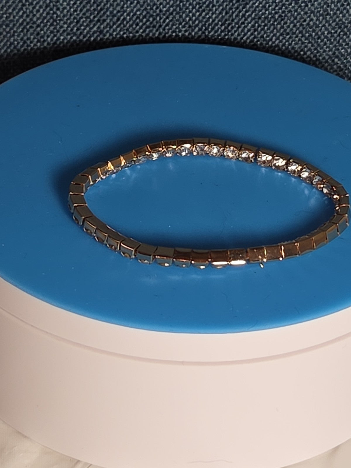 Crystal Bracelet Bangle Stretch Bling Single Row Rhinestones Bracelets For Women