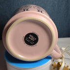 Holly & Joy Nutcracker Pink Ceramic Mug Holiday NWT