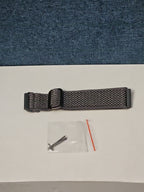 Fitbit Versa 1 / 2 / Lite Watch Band | Stretchy Elastic Nylon Strap | Dark Grey