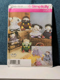 5015 Puddin' Head Doll Pattern UNCUT | Giggling Soft Doll 2004