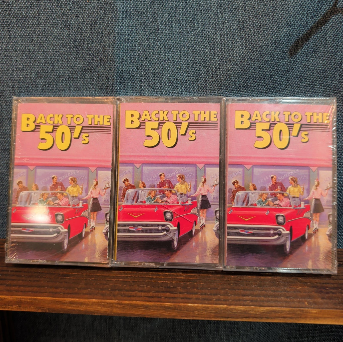 RCA Back to the 50s 3 Cassette Tape Set Sealed 1993 Oldies Rockabilly