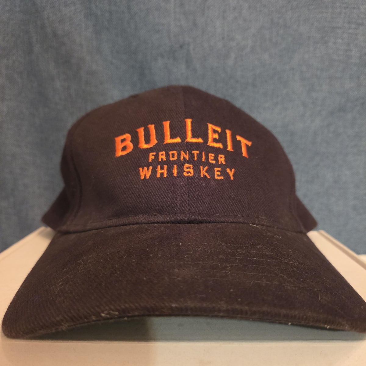 Bulleit Frontier Whiskey Hat Cap Sportsman Charcoal Black Strapback
