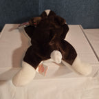 Ty Beanie Baby Bruno Dog Plush Vintage 1997 Bull Terrier Tags Protected