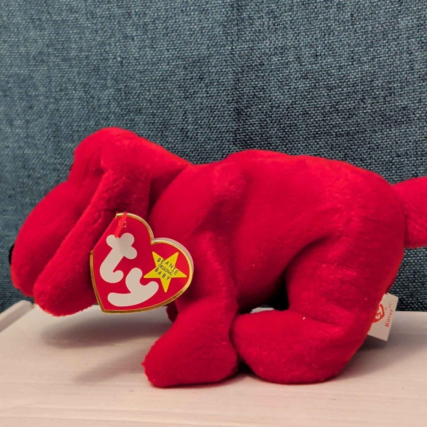 TY Beanie Baby ROVER Red Dog 1996 | MWMT Mint Tags | Fareham Hants Error