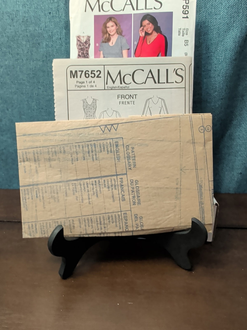 UNCUT McCall's M7652 (MP591) Pattern | Slimming Color Block Knit Dress Size 8-16