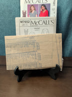 UNCUT McCall's M7652 (MP591) Pattern | Slimming Color Block Knit Dress Size 8-16