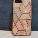 i-Blason Cosmo iPhone 7 Plus 8 Plus Case Pink Marble Rose Gold