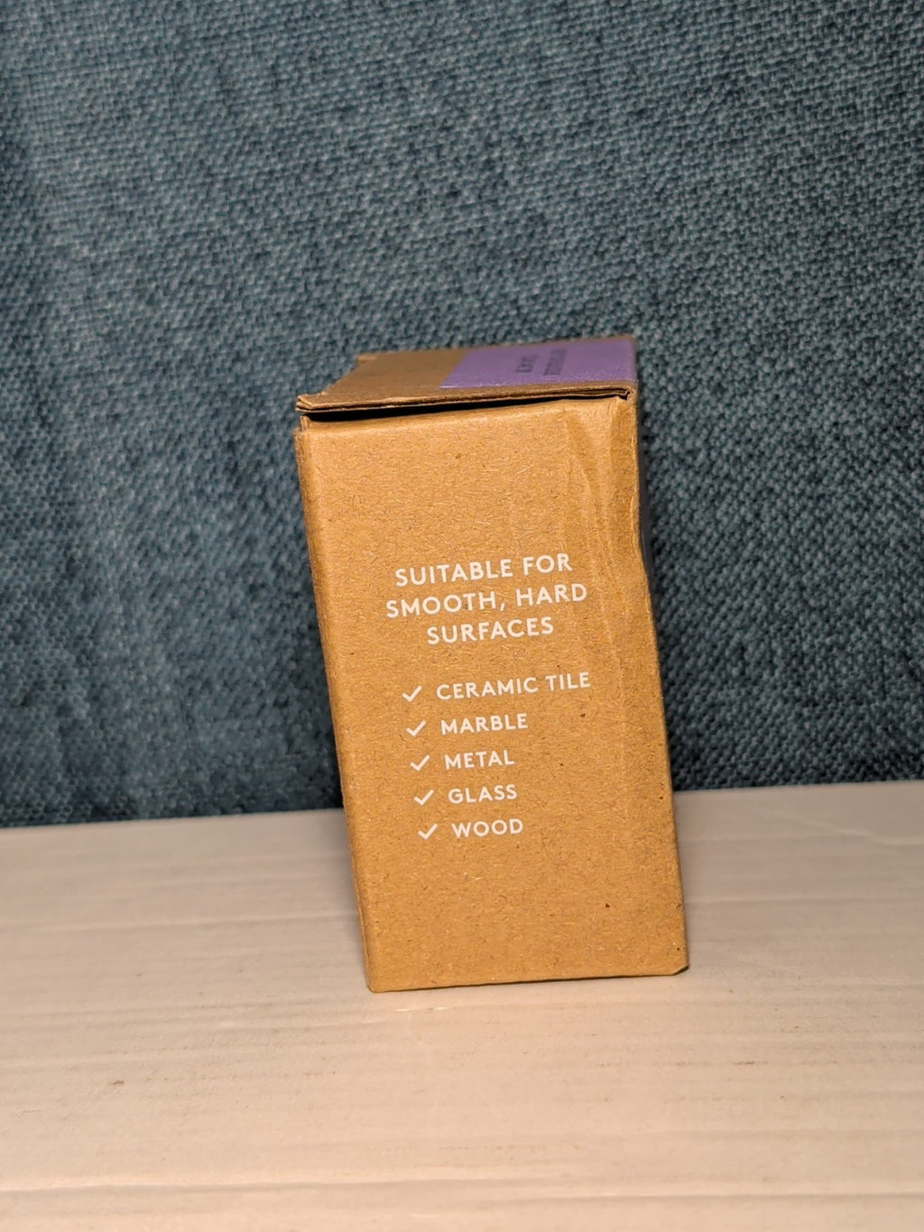 NEW Sud Scrub Antimicrobial Shower Hook Purple | Adhesive Rust-Resistant Holder