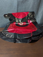 Set of 6 Giant Red Bow Foil Balloons | 34" Red & Black