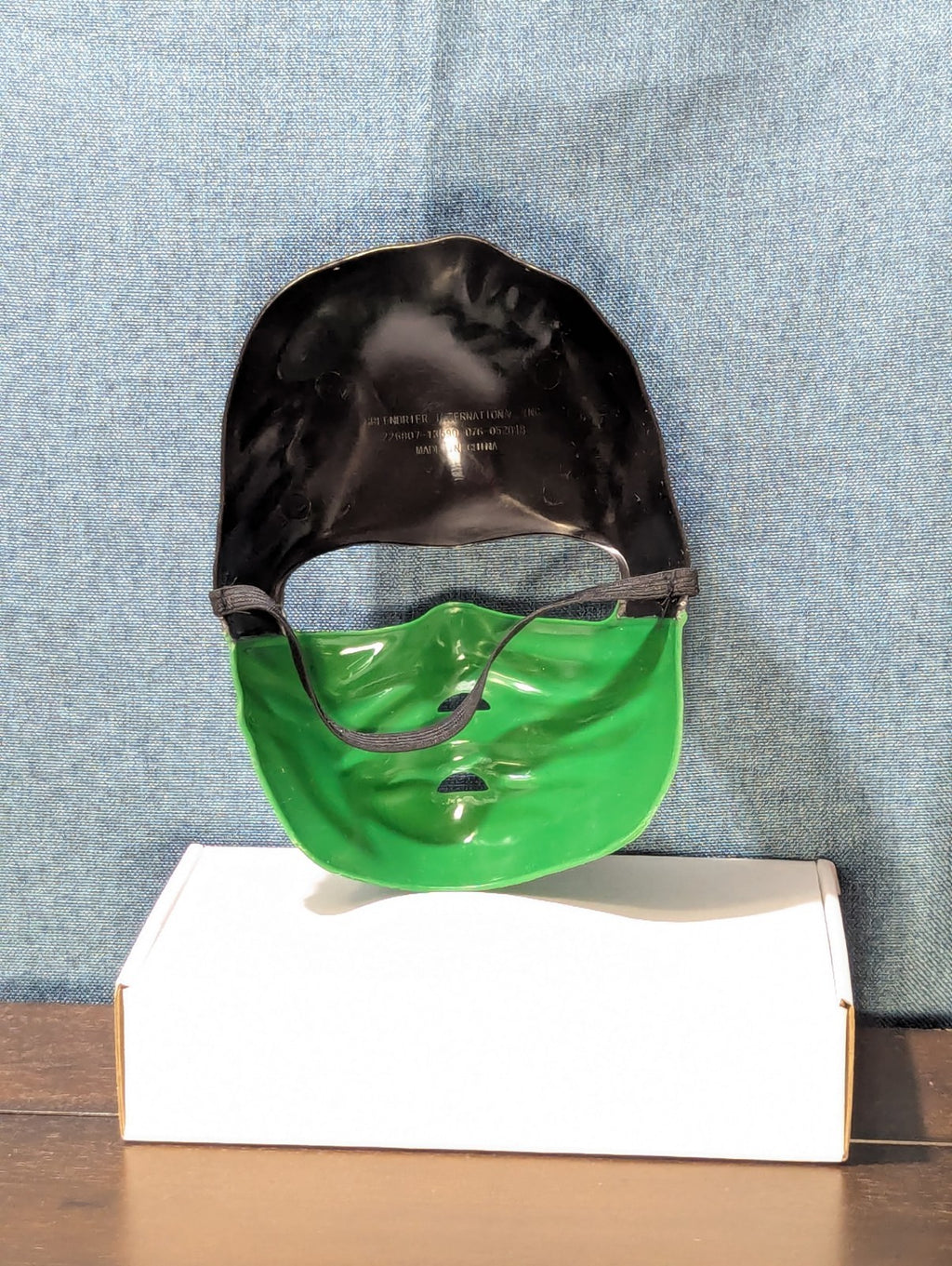 Kids Ninja Mask Green & Black Halloween Costume Accessory Dress Up Half Mask