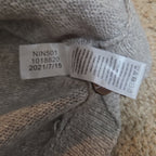 Hatley Girls Reindeer Knit Dress Size 10 Holiday Winter Sparkly Grey