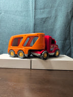 Big Toddler Semi Truck Car Hauler Toy Vehicle Lights & Sounds Transport Trailer