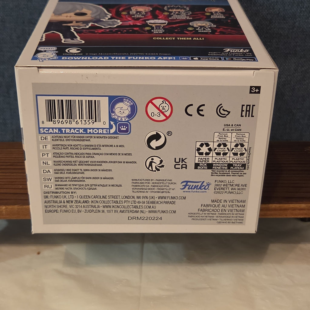 Funko Pop Animation Jujutsu Kaisen Mahito #1115 Vinyl Figure with Protector