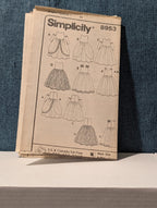 Simplicity 8953 Child's Formal Dress Pattern Flower Girl Wedding Sz 4-8 UNCUT 04