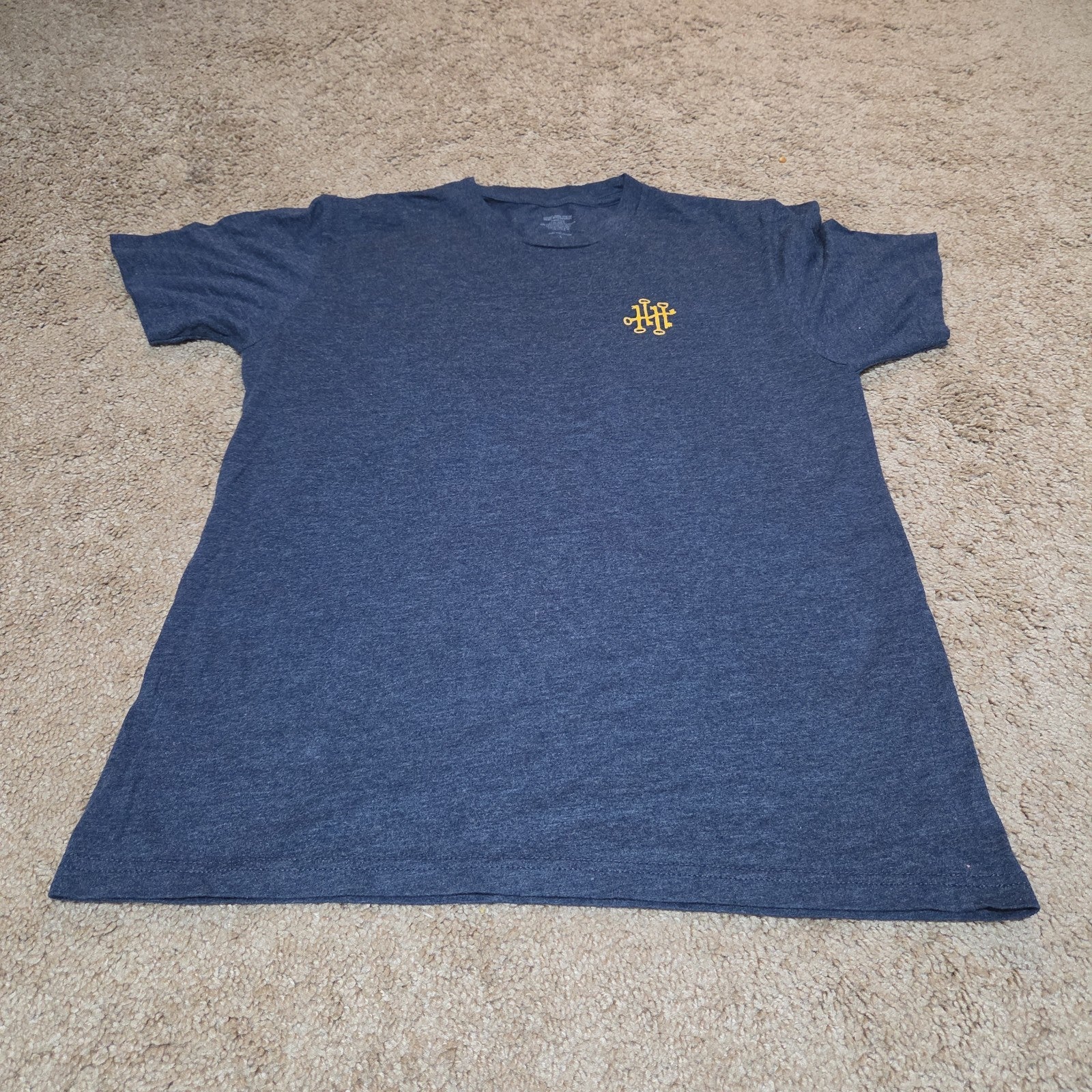 Diageo Tangerine Shirt Large Navy Blue Key Graphic Tee
