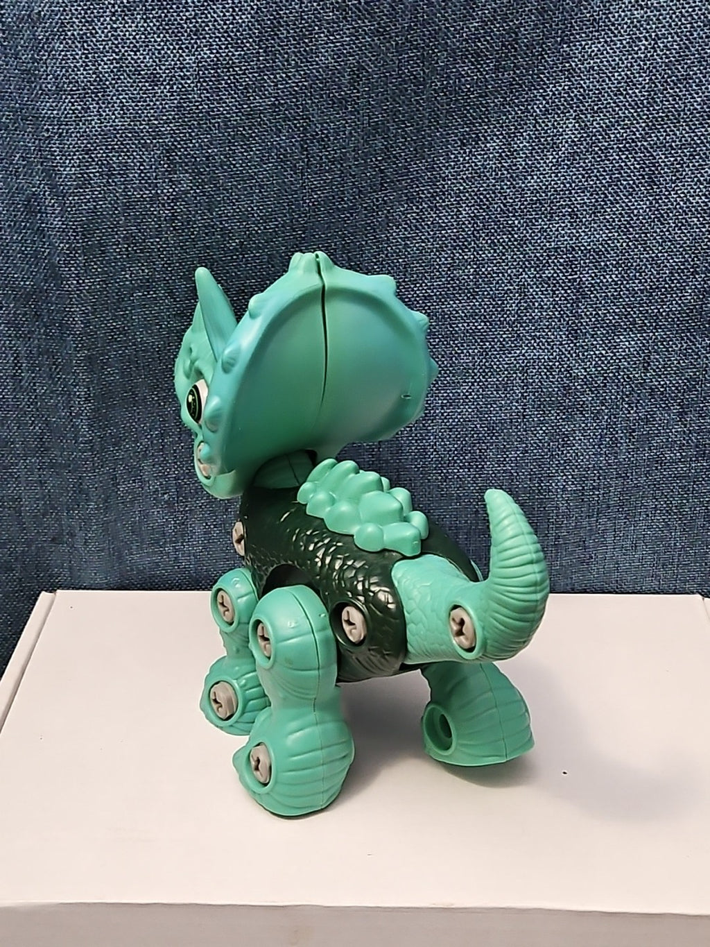 Take Apart Dinosaur Triceratops Figure Only | Green DIY Building Toy