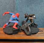 Disney Infinity 2.0 Spider-Man Black Red Suit 2 Figure Lot PVC Loose