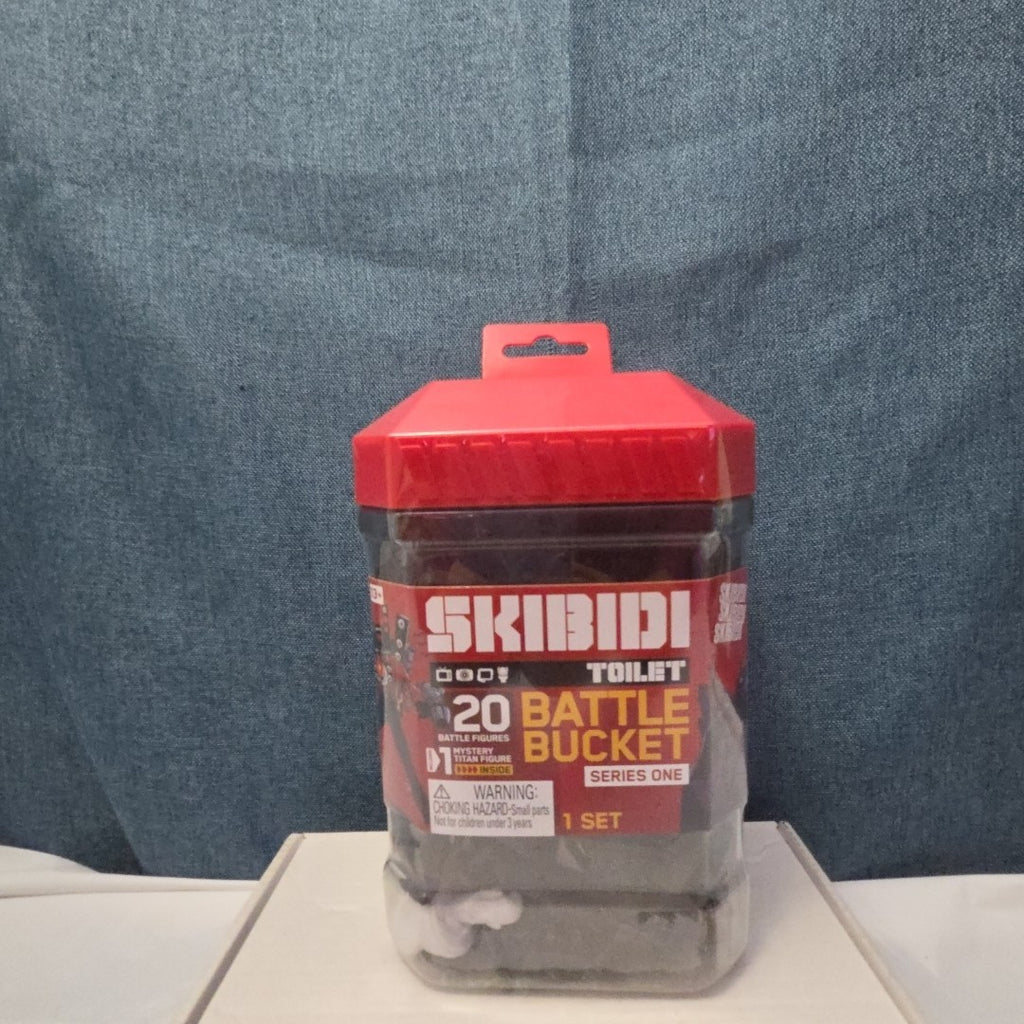 Skibidi Toilet Battle Bucket Series 1 New Sealed 20 Figures Mystery Titan NIB