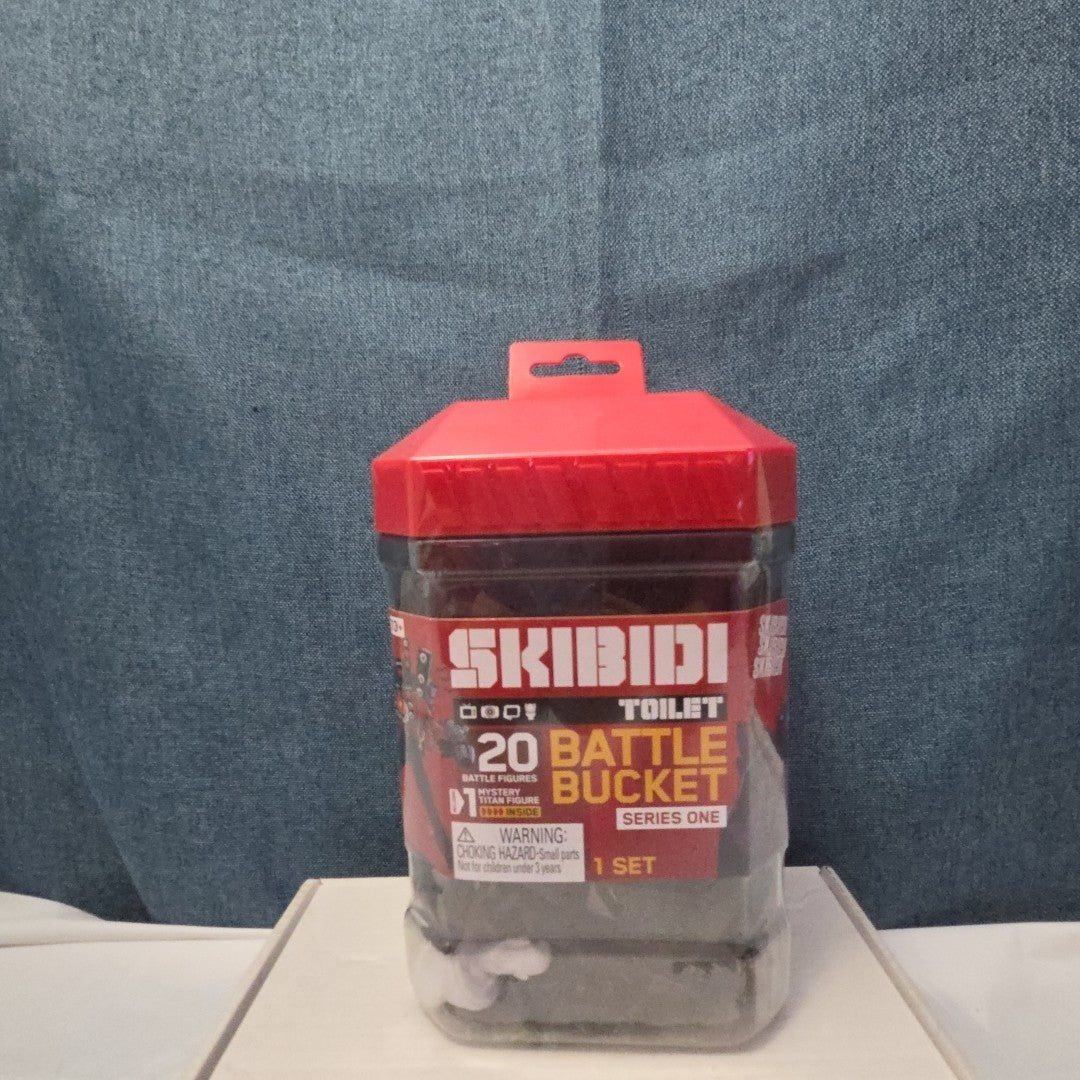 Skibidi Toilet Battle Bucket Series 1 New Sealed 20 Figures Mystery Titan NIB