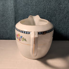 Vintage Noritake Sheridan Creamer Pitcher Art Deco Floral 1920s Gold Japan 3"