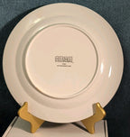 Home Essentials China Dinner Plate White with Gold Rim Individual Replacement