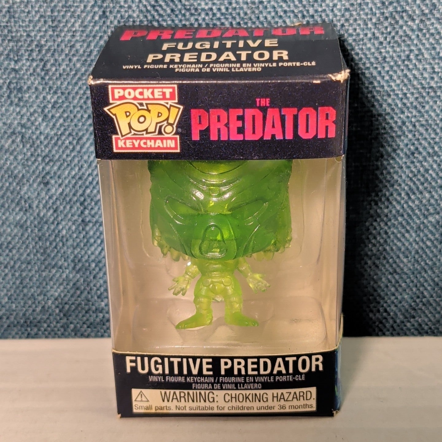 Funko Pocket POP Keychain Fugitive Predator Clear Green EXCLUSIVE