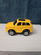 Motorized Yellow SUV Toy Car | Battery Operated Range Rover Style | 3" Vehicle