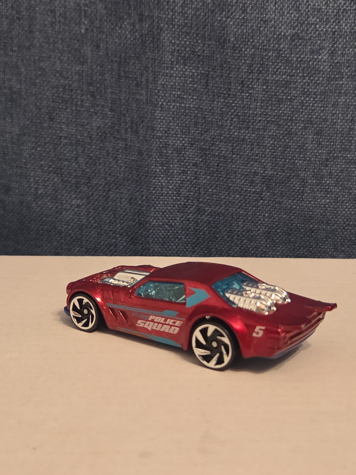 Hot Wheels Night Shifter Police Squad Red Metallic  HW City Loose 1:64 Car