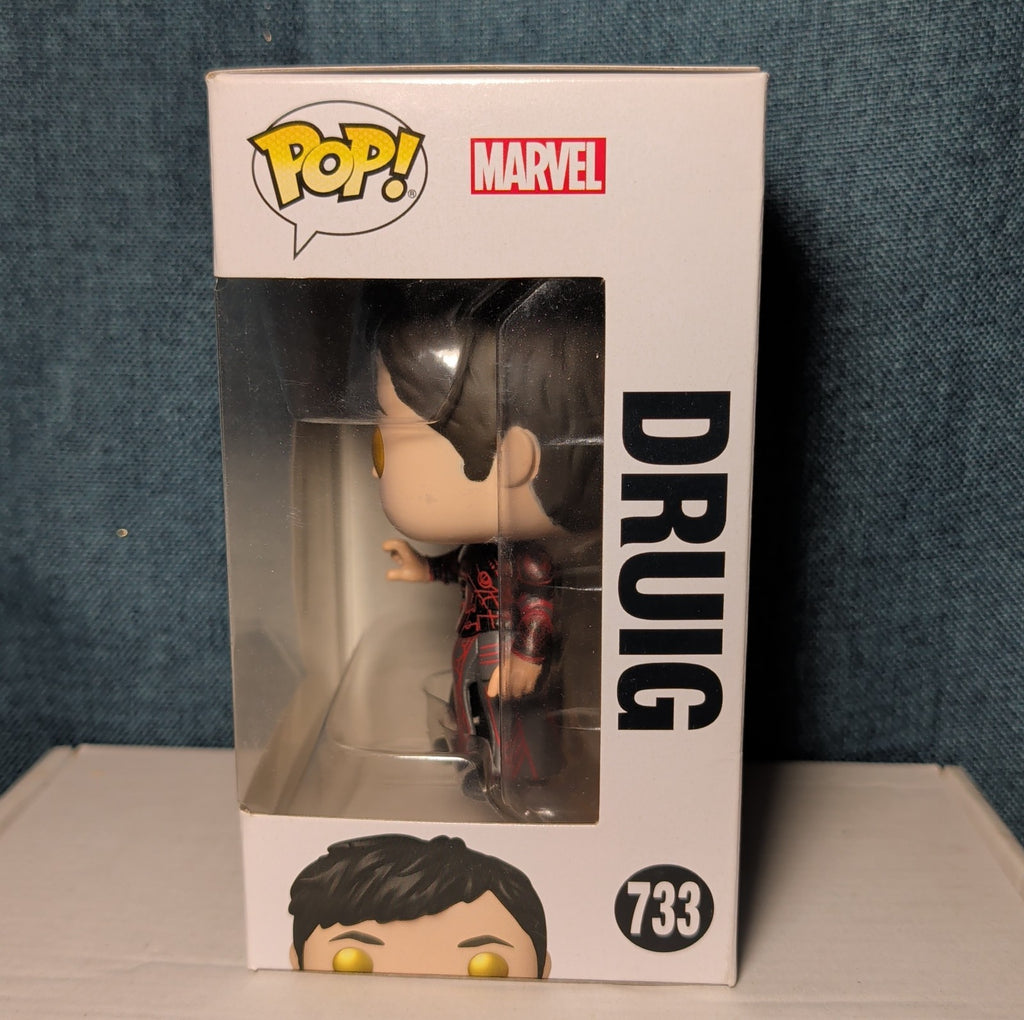 Funko Pop Marvel Eternals Druig 733 Bobble-Head Figure NIB with Protector