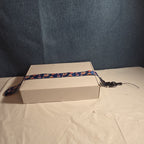 Blue Floral Phone Lanyard Quick Release Detachable Strap Loop